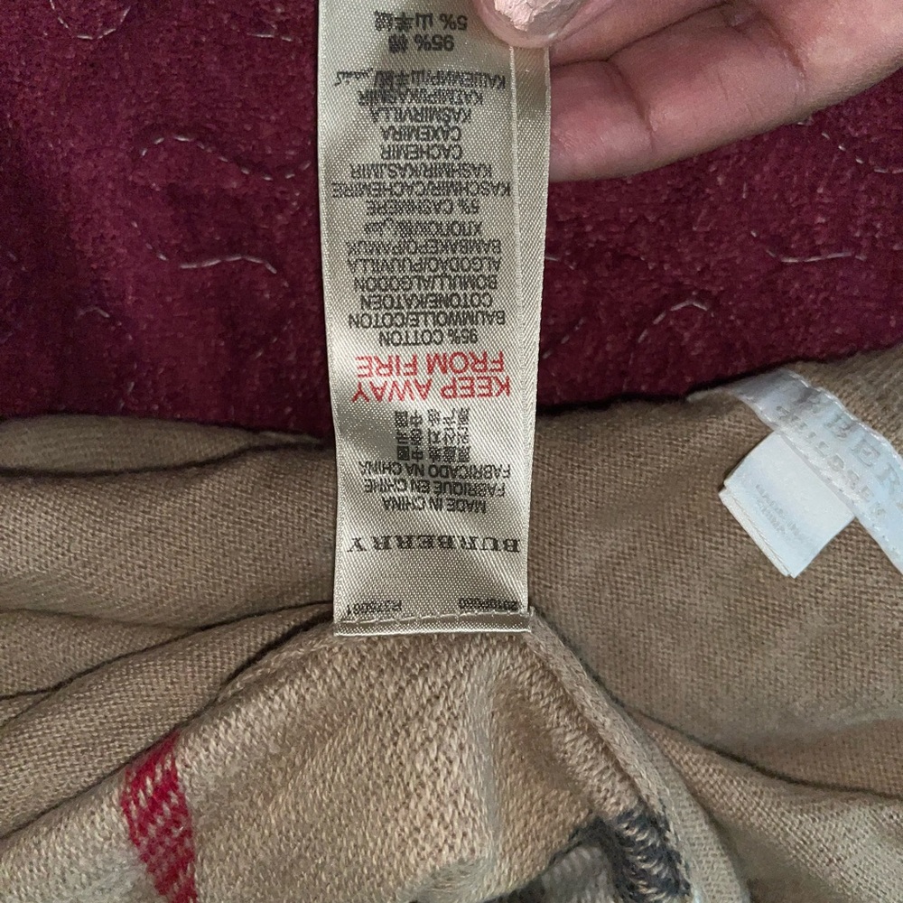 Burberry baby sweatet